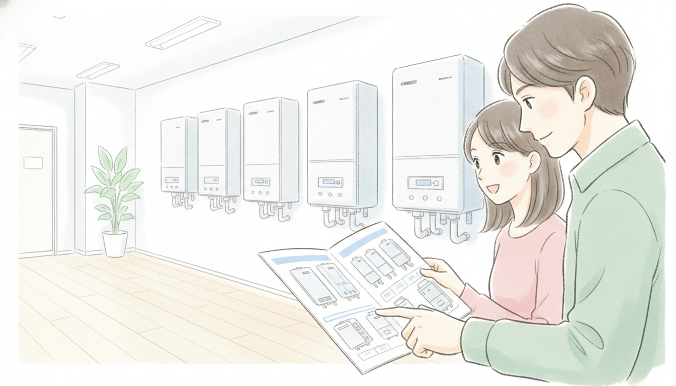 ガス給湯器商品一覧